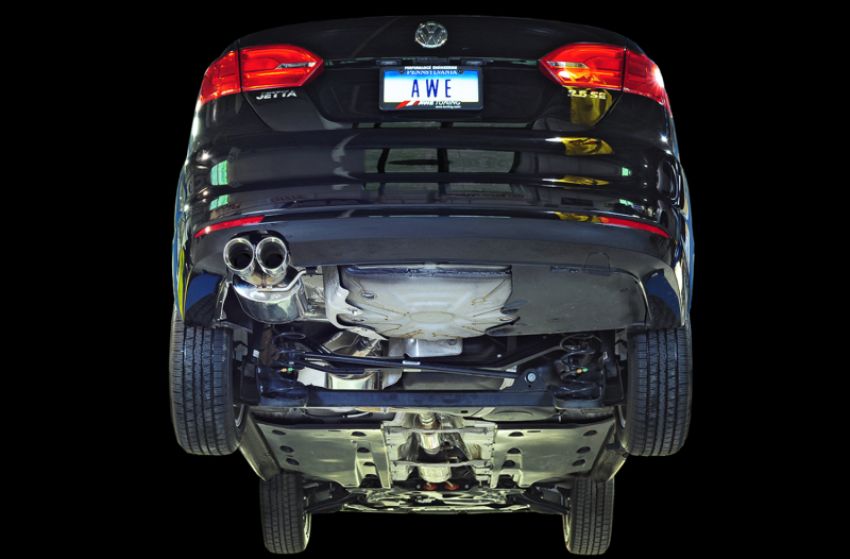 AWE Tuning 3015-22060 Mk6 Jetta 2.5L Touring Edition Exhaust - Polished Silver Tips