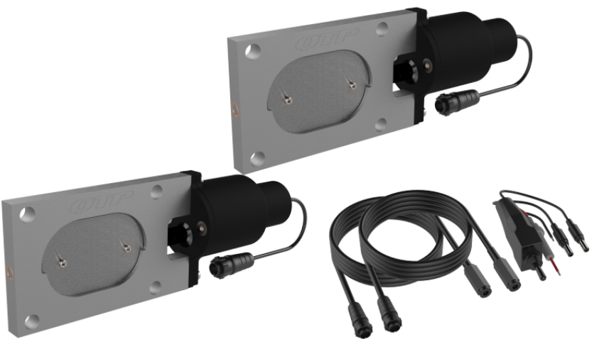 QTP QTEC66 Bolt-On QTEC Dual Low Profile Oval Electric Cutout Valves - Pair