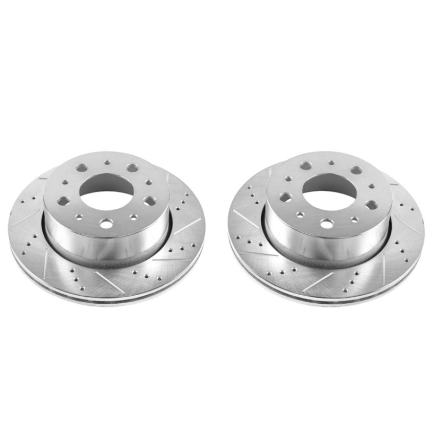 PowerStop AR8395XPR PowerStop Evolution Performance Drilled, Slotted & Plated Brake Rotor Pair