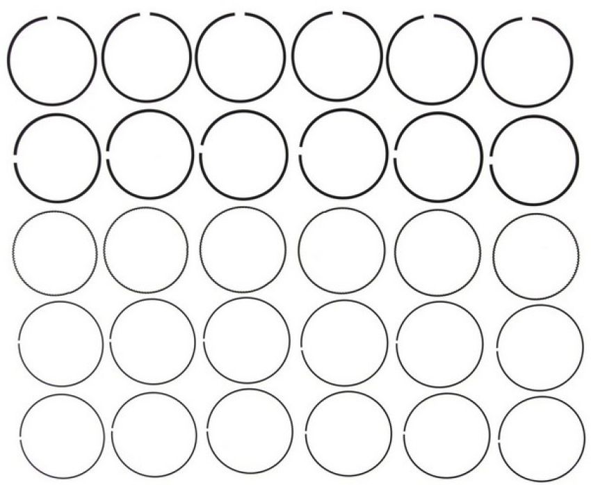 MAHLE 41907CP.030 Engine Piston Ring Set
