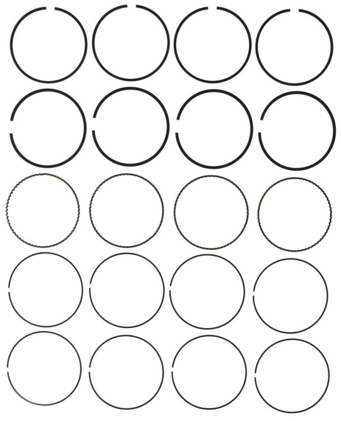 MAHLE 41925CP.020 Engine Piston Ring Set