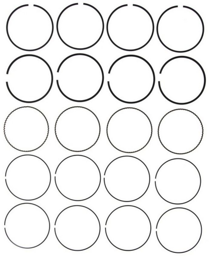 MAHLE 41925CP.040 Engine Piston Ring Set
