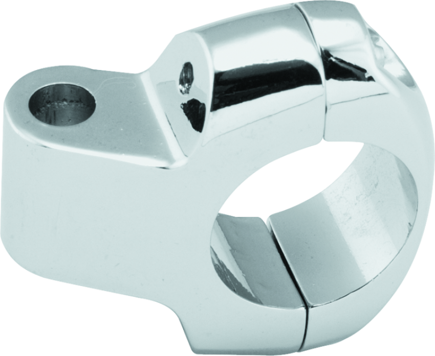 Bikers Choice 492958 Chrome Custom Mirror Clamp For 1 Inch Bar Universal