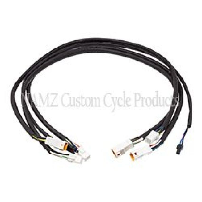 NAMZ NHCX-I24 14-17 Indian Chief/Springfield Plug-N-Play Complete Handlebar Control Xtension Harness 24in.