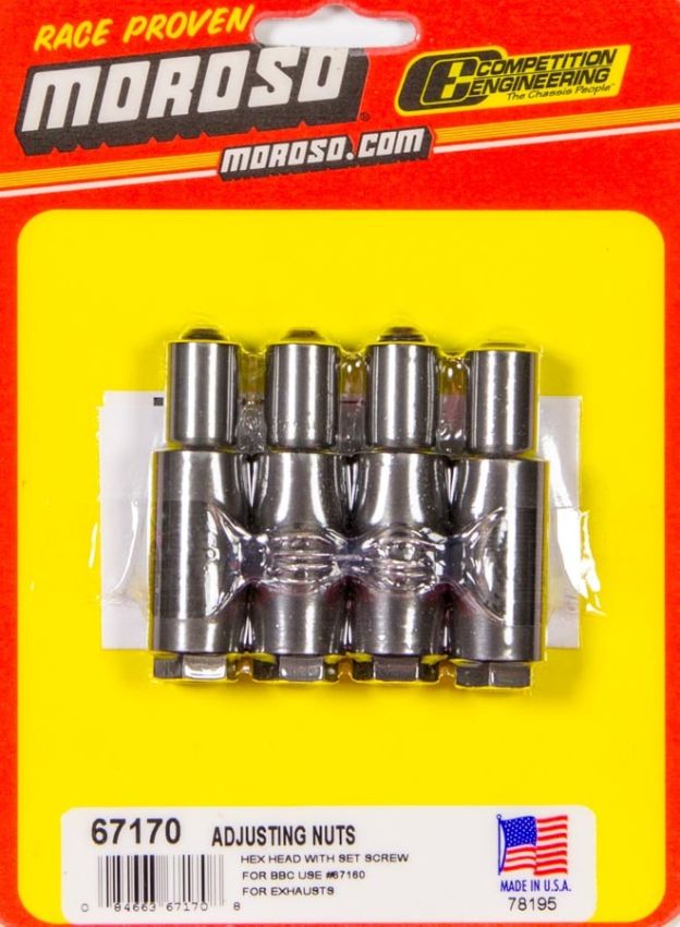 MOROSO MOR67170 7/16in. Rckr Studs Adj. Nut (4 Pack)