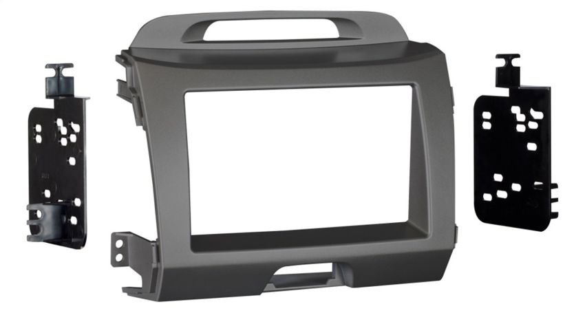 Metra 95-7344G Double DIN Dash Installation Kit for 2011 Kia Sportage Vehicles (Gray)
