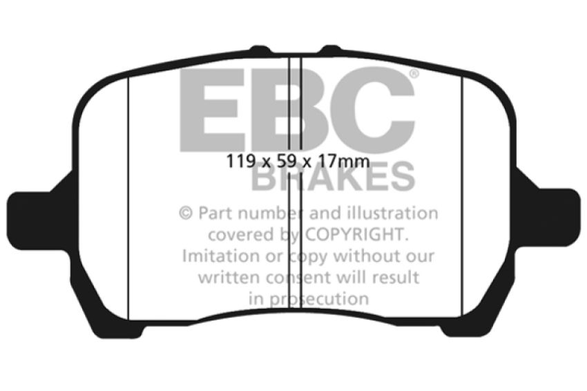 EBC Brakes DP31763C Redstuff Ceramic Low Dust Brake Pads