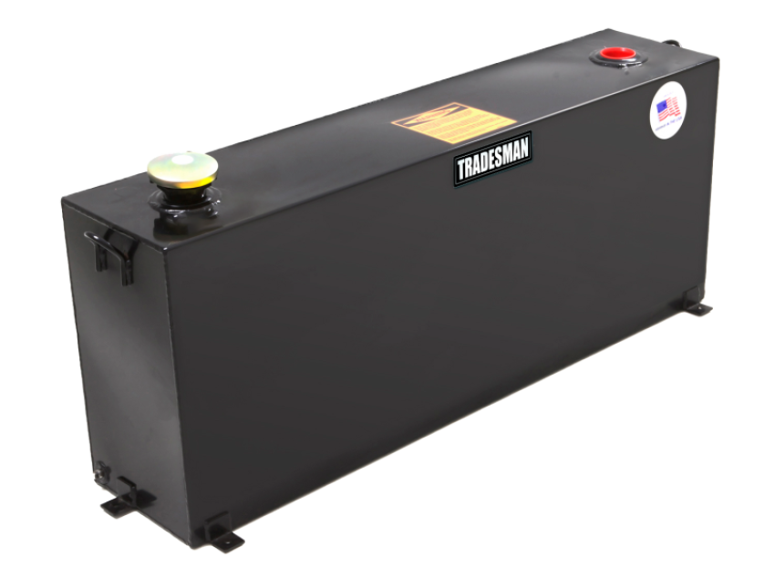 Tradesman 73090 Steel Rectangular Liquid Storage Tank (Full Size) - Black