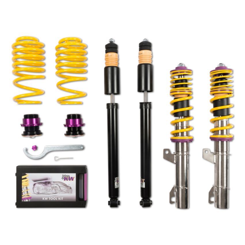 KW 10210005 Coilover Kit V1 Audi TT (TTC TTR) Coupe + Roadster; FWD; all engines