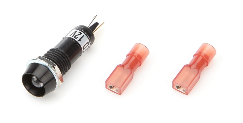 QUICKCAR RACING PRODUCTS QRP61-803 Warning Light 3/8in White