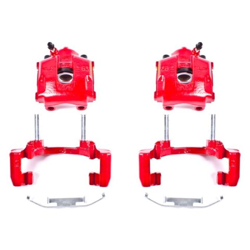 PowerStop S2640 Red Powder Coated Calipers