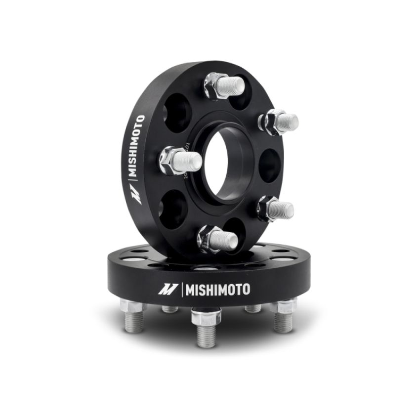 Mishimoto MMWS-013-200BK Wheel Spacers - 5x120 - 64.1 CB - M14 x1.5 - 20mm - BK