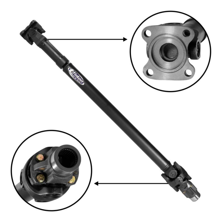 Yukon Gear & Axle YDS041 Yukon Performance Front Driveshaft 2018 Jeep JL Sahara 4 Door Auto Selec-Trac