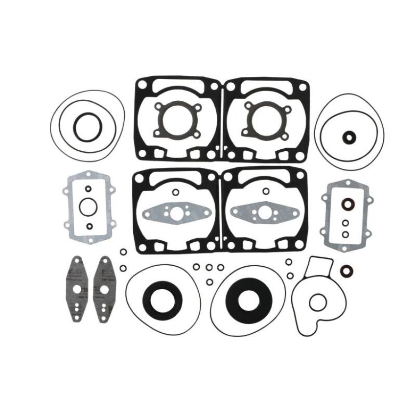 Vertex Pistons 711321 Vertex Gaskets 14-16 Arctic Cat ZR 6000 Carb Complete Gasket Kit w/ Oil Seals