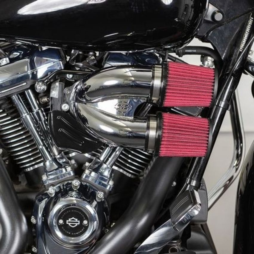 S&S Cycle 170-0566A 17-21 M8 Models Intake Runner Induction Kit - Chrome