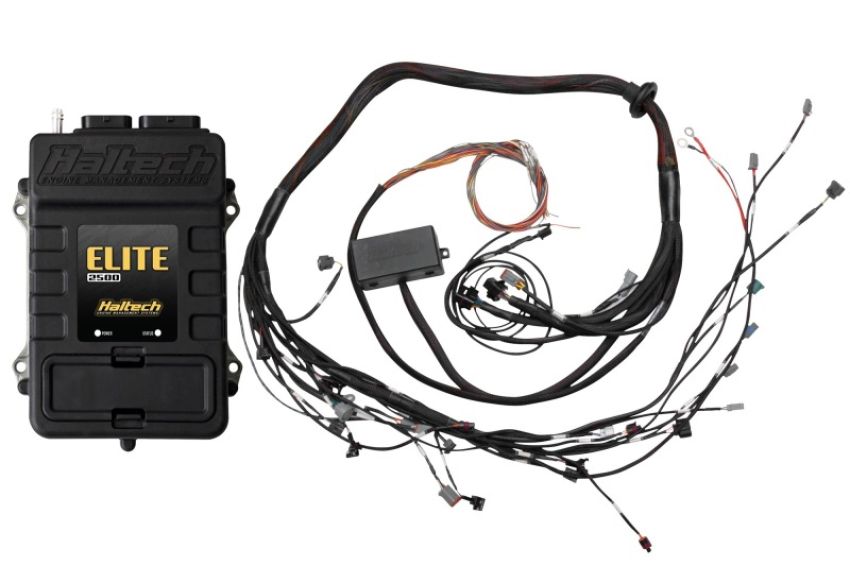 Haltech HT-151326 Elite 2500 Terminated Harness ECU Kit w/EV1 Injector Connectors