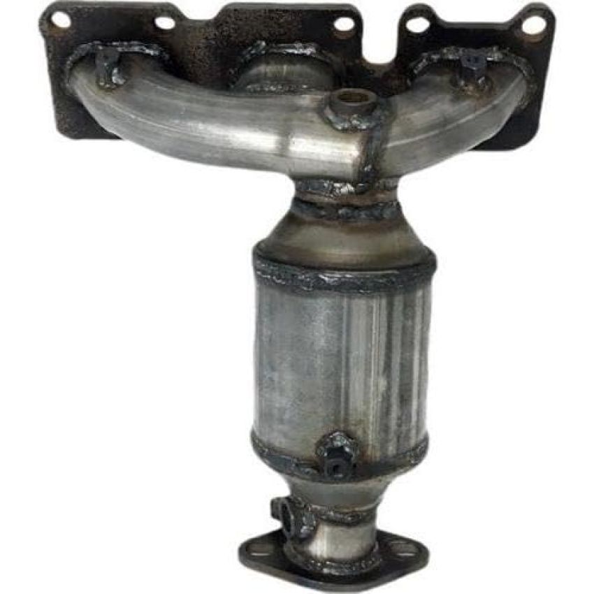 FORTLUFT 4401808 Front Passenger Side EPA (Federal) Direct-Fit Catalytic Converter for 13-18 Hyundai Santa Fe, 14-15 Kia Sorento