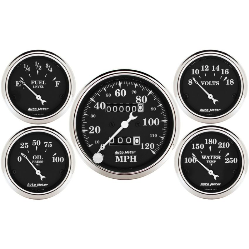 AutoMeter 1708 GAUGE KIT, 5 PC., 3 1/8