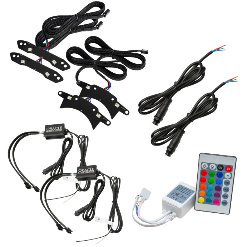 Oracle Lighting 1329-504 2015-2023 Dodge Challenger ColorSHIFT┬о RGB+W Headlight DRL Upgrade Kit