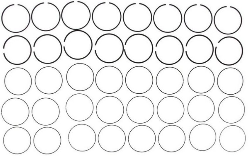 MAHLE 42066CP Engine Piston Ring Set