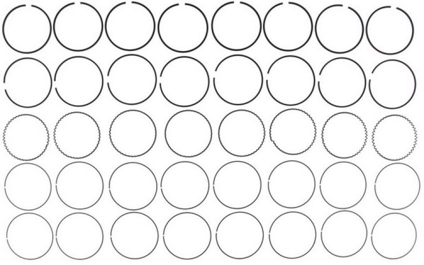 MAHLE 42066CP.030 Engine Piston Ring Set