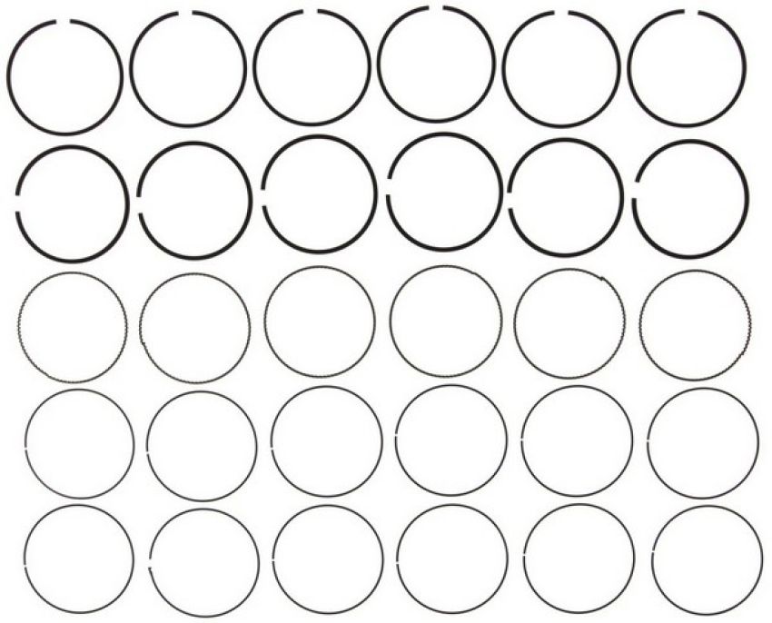 MAHLE 42075CP Engine Piston Ring Set