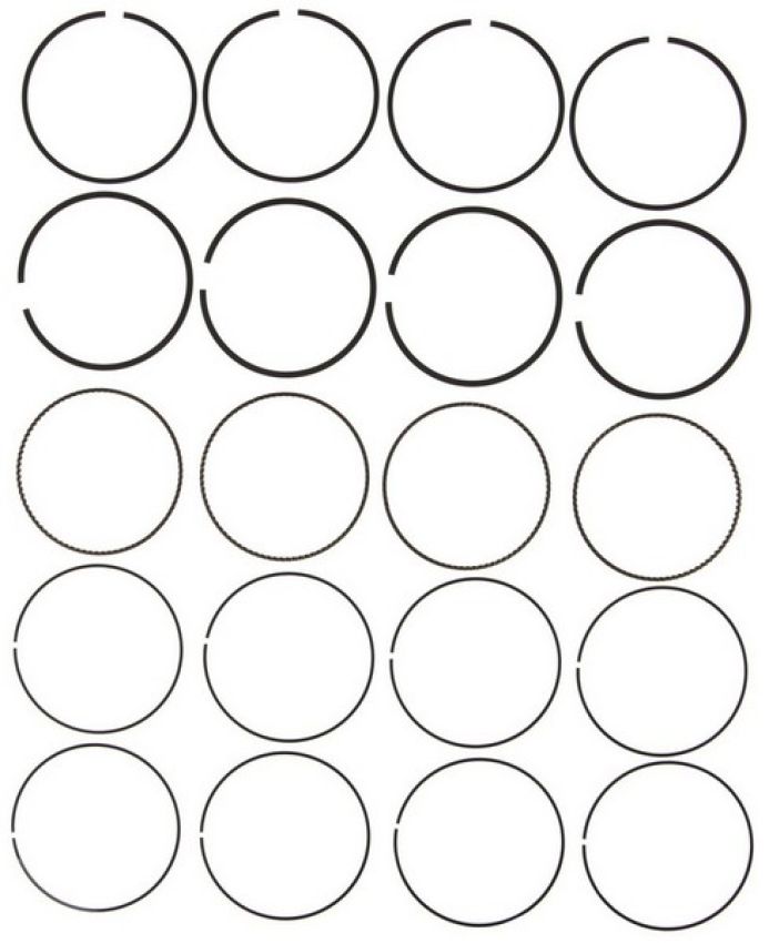 MAHLE 42077CP Engine Piston Ring Set