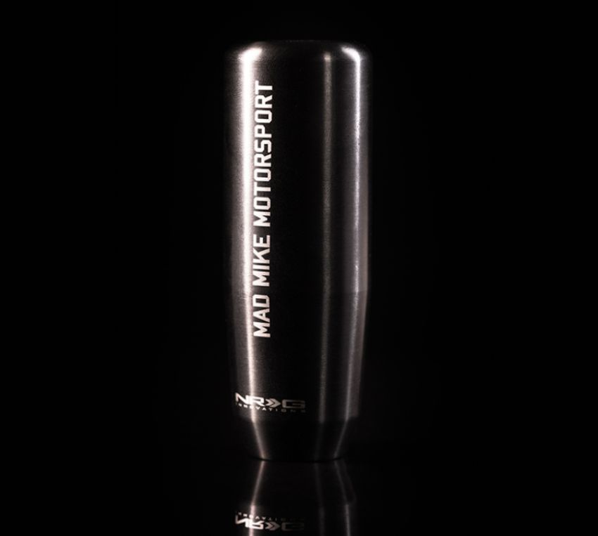 NRG SK-450BC-MM Universal Shift Knob - Heavy Weight - Mad Mike Signature Short Shifter - Black Chrome