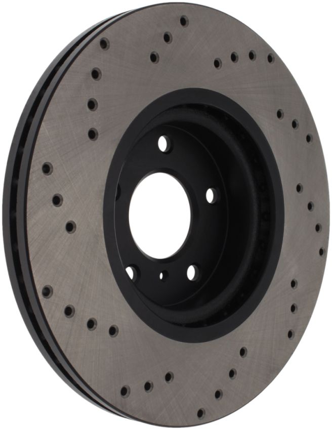 Stoptech 128.42080R 08-09 Infiniti EX35 / 05-08 G35 / 09 G37 / 06-09 M35/M45 Drilled Right Front Rotor