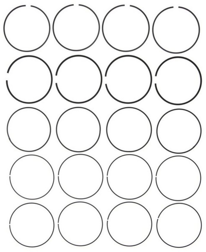 MAHLE 42141CP.020 Engine Piston Ring Set
