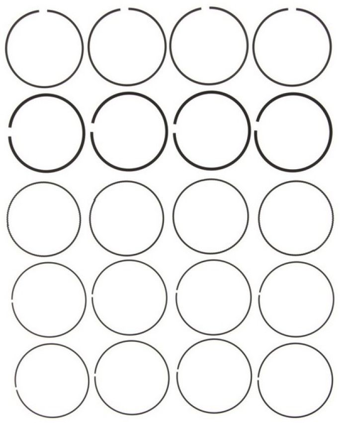 MAHLE 42148CP.020 Engine Piston Ring Set