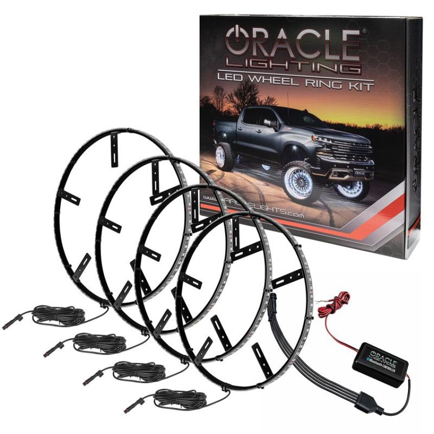 Oracle Lighting 4215-332 ORACLE Lighting LED Illuminated Wheel Rings - Dynamic ColorSHIFT