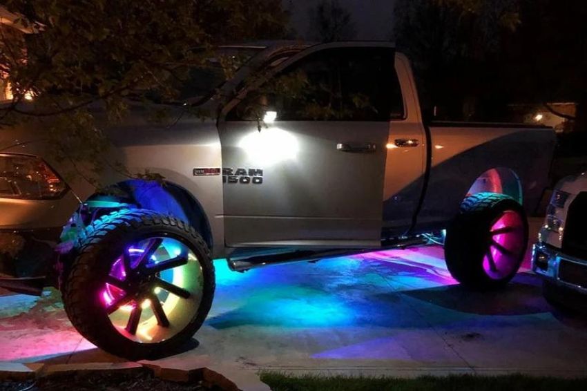 Oracle Lighting 4215-332 ORACLE Lighting LED Illuminated Wheel Rings - Dynamic ColorSHIFT