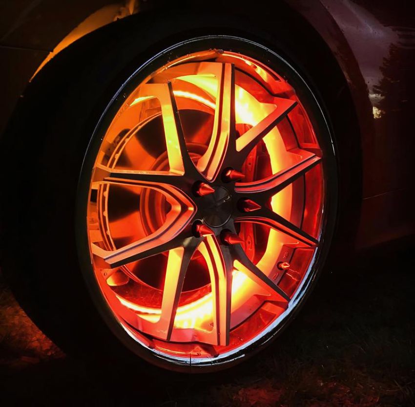 Oracle Lighting 4215-332 ORACLE Lighting LED Illuminated Wheel Rings - Dynamic ColorSHIFT