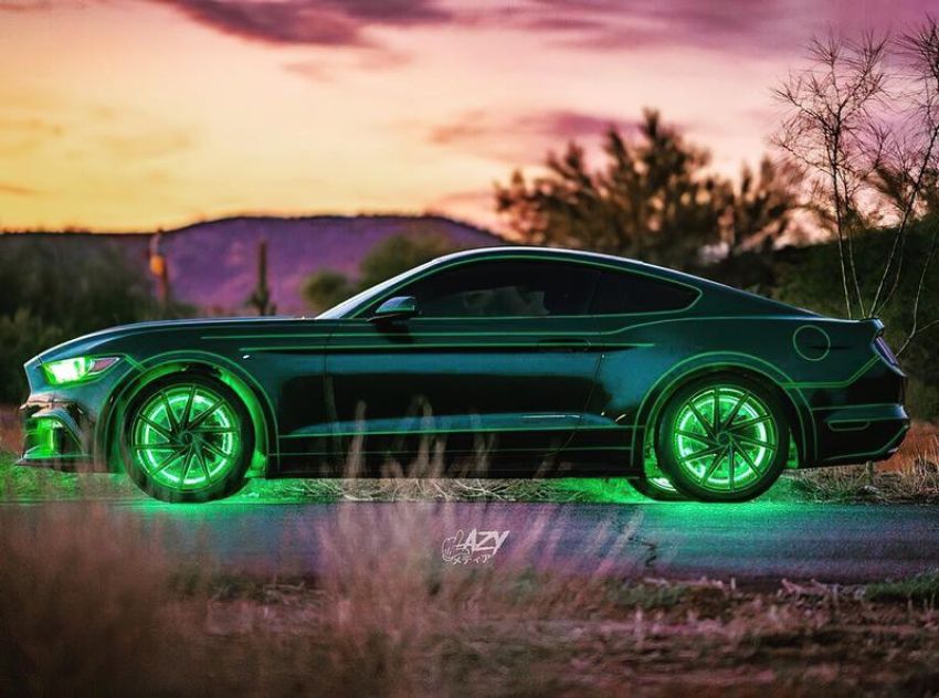 Oracle Lighting 4215-334 ORACLE Lighting LED Illuminated Wheel Rings - ColorSHIFT with No Remote