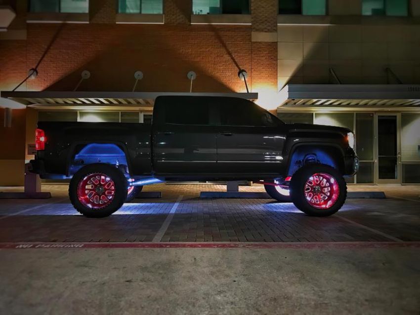 Oracle Lighting 4215-334 ORACLE Lighting LED Illuminated Wheel Rings - ColorSHIFT with No Remote