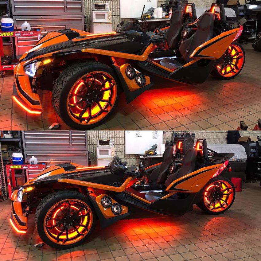 Oracle Lighting 4215-334 ORACLE Lighting LED Illuminated Wheel Rings - ColorSHIFT with No Remote