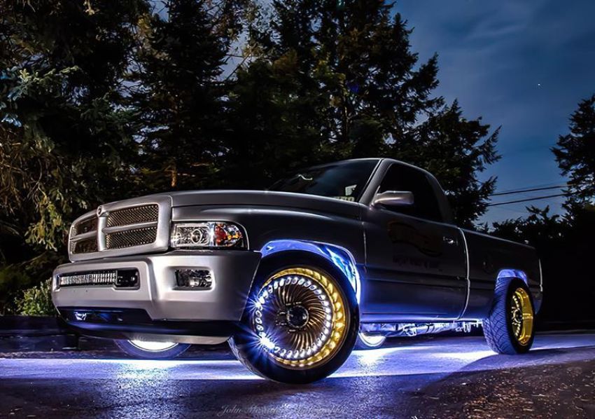 Oracle Lighting 4215-334 ORACLE Lighting LED Illuminated Wheel Rings - ColorSHIFT with No Remote