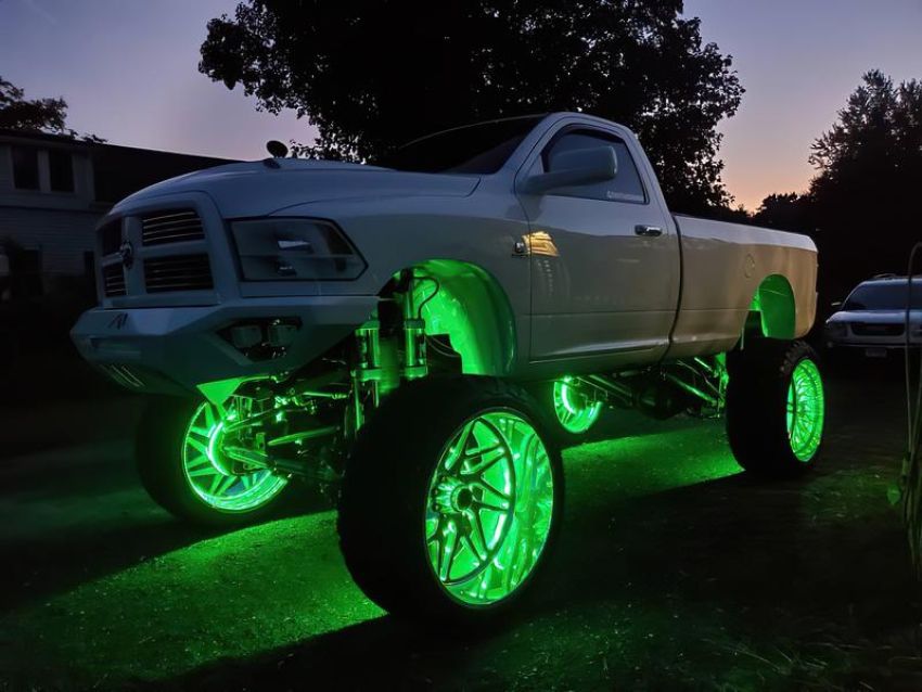 Oracle Lighting 4215-334 ORACLE Lighting LED Illuminated Wheel Rings - ColorSHIFT with No Remote