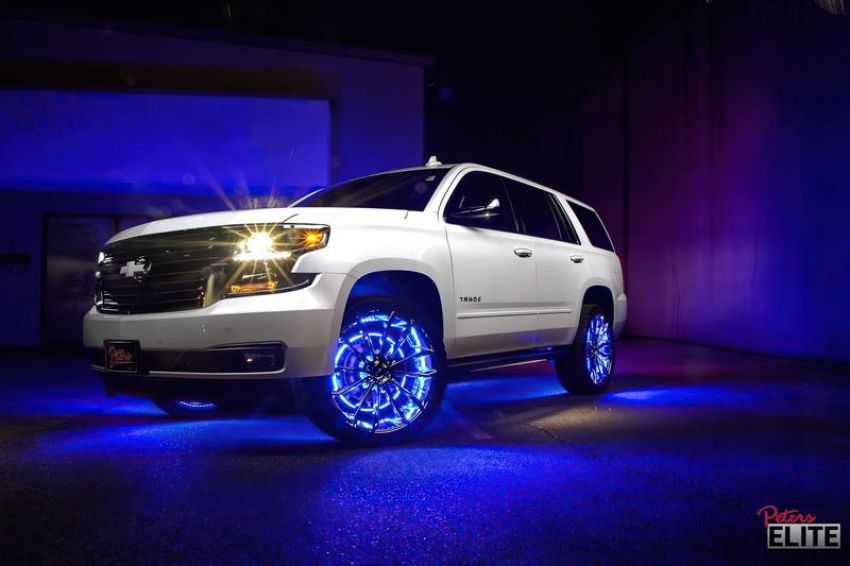 Oracle Lighting 4215-334 ORACLE Lighting LED Illuminated Wheel Rings - ColorSHIFT with No Remote