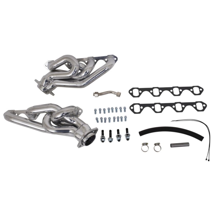 BBK Performance Parts 15290 1994-95 MUSTANG 5.0 1-5/8 SHORTY EQUAL LENGTH HEADERS (POLISHED SILVER CERAMIC)