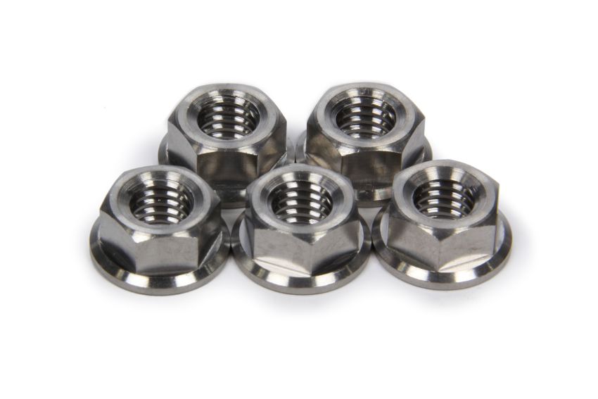 Ti22 PERFORMANCE TIP1228 Front Hub Flange Nuts Titanium 3/8-16 5pk