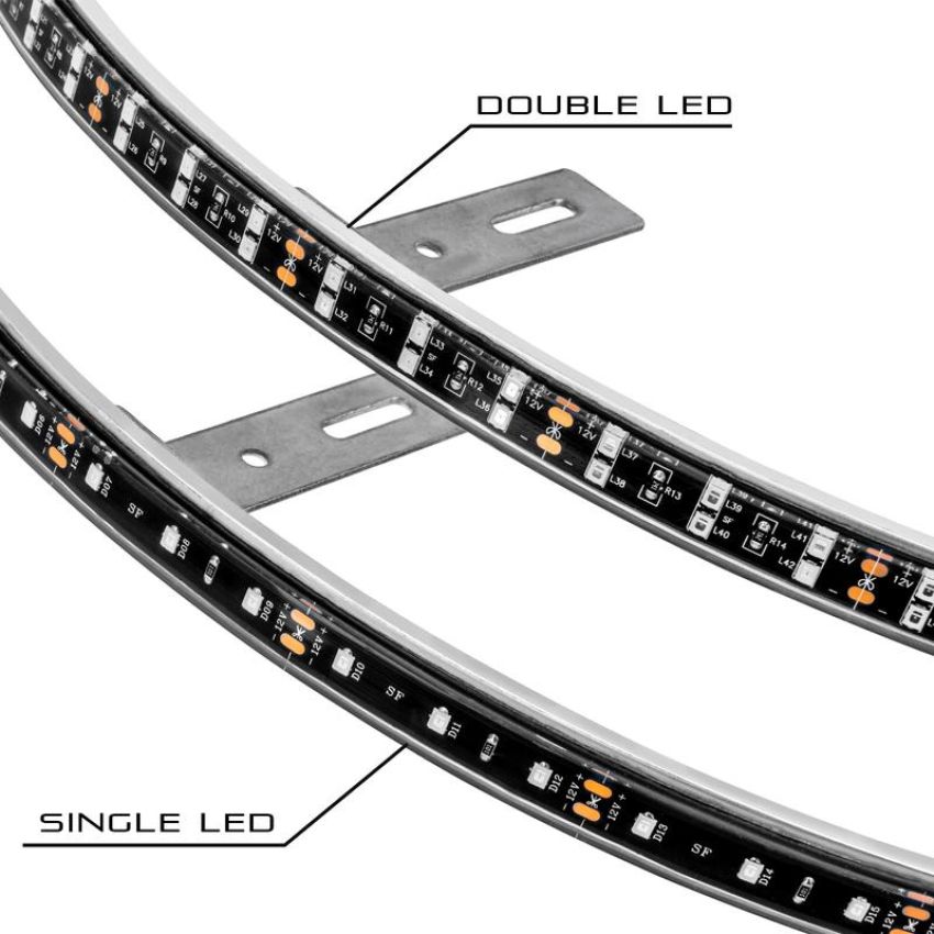 Oracle Lighting 4228-001 ORACLE Lighting LED Illuminated Wheel Rings - Double LED - White