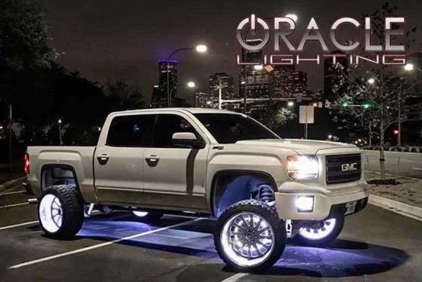 Oracle Lighting 4228-001 ORACLE Lighting LED Illuminated Wheel Rings - Double LED - White