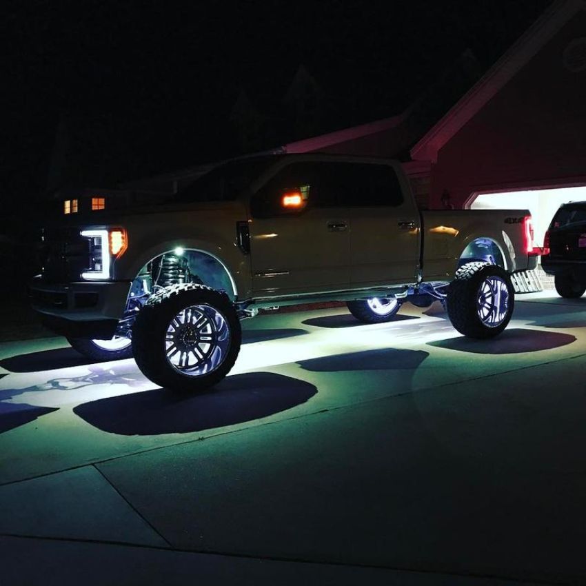 Oracle Lighting 4228-001 ORACLE Lighting LED Illuminated Wheel Rings - Double LED - White