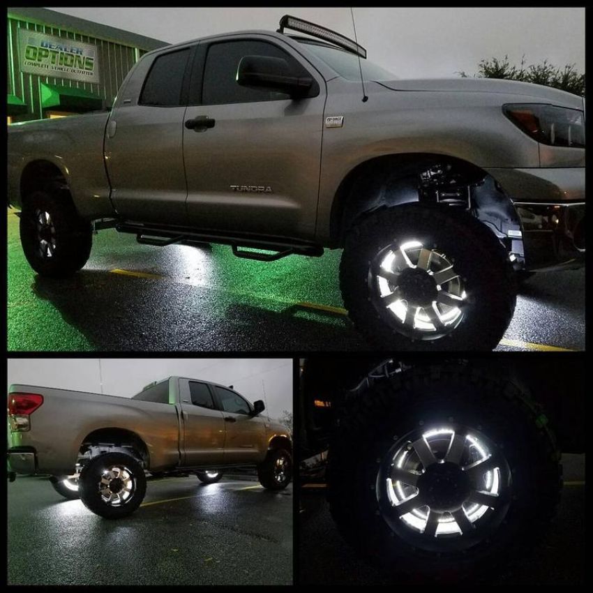 Oracle Lighting 4228-001 ORACLE Lighting LED Illuminated Wheel Rings - Double LED - White