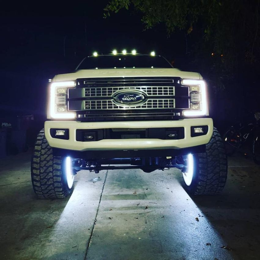 Oracle Lighting 4228-001 ORACLE Lighting LED Illuminated Wheel Rings - Double LED - White