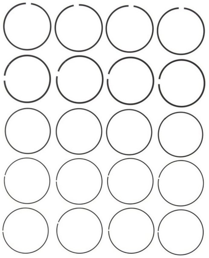 MAHLE 42282CP.030 Engine Piston Ring Set