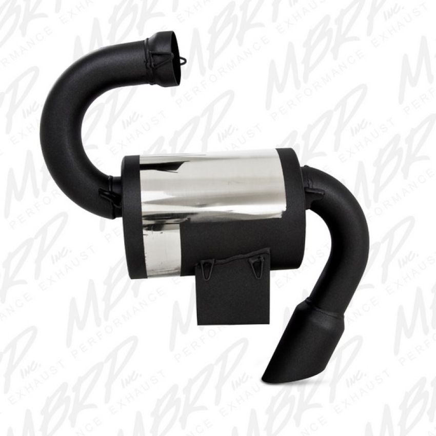 MBRP Exhaust 422T209 Trail Muffler; Bolt-on Design; Packed Muffler.