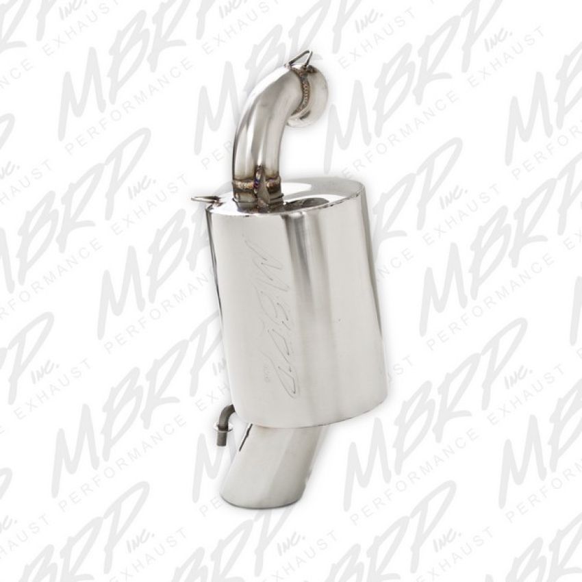 MBRP Exhaust 4230215 Trail Muffler; Bolt-on Design; Packed Muffler.